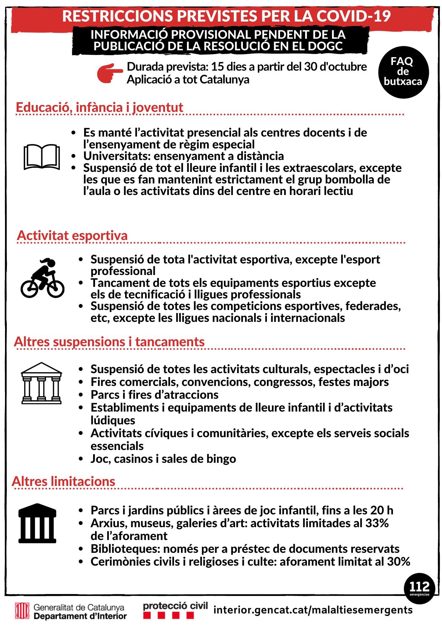 Mesures a partir del 30 d'octubre (3)