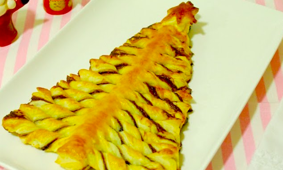 Arbre de Nadal amb pasta de full Arbre de Nadal amb pasta de full