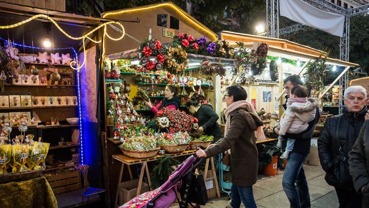 La Fira de Santa Llúcia, en una edició anterior