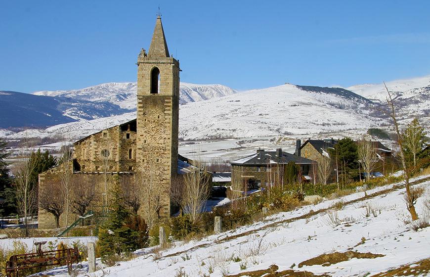 Llívia esdevé de postal a l'hivern Llívia esdevé de postal a l'hivern