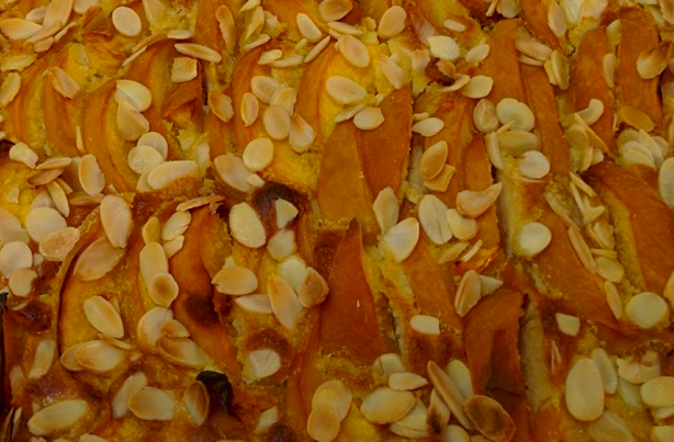 Amasés de préssec y almendras Amasés de préssec y almendras