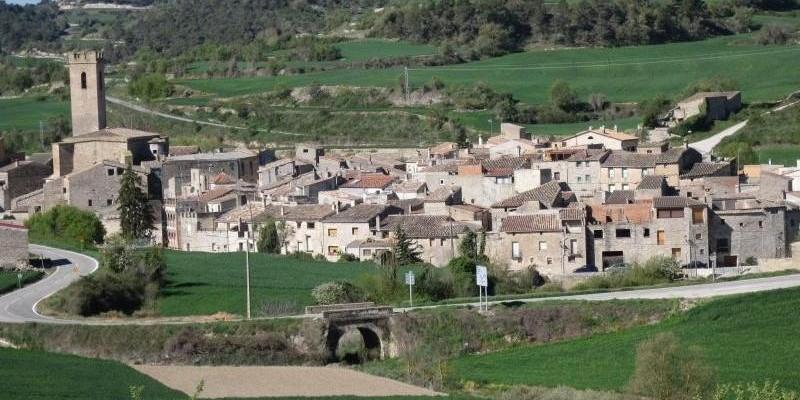 Vista general del municipi de Conesa