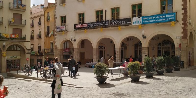 Plaça del Blat, a Valls