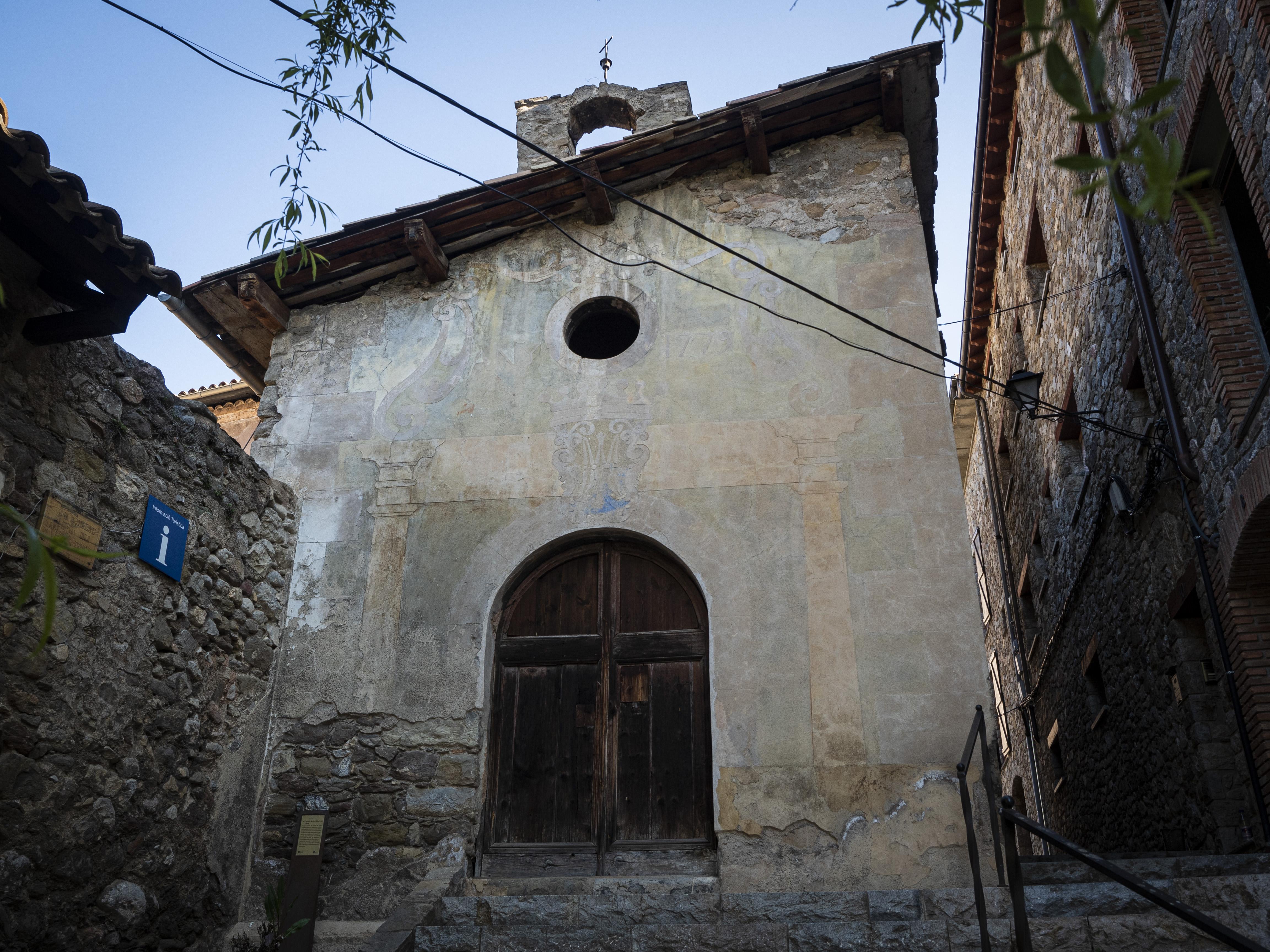 Capella de Santa Maria de Palau, antiga capella del castell de Bagà. FOTO: Anna E. Puig