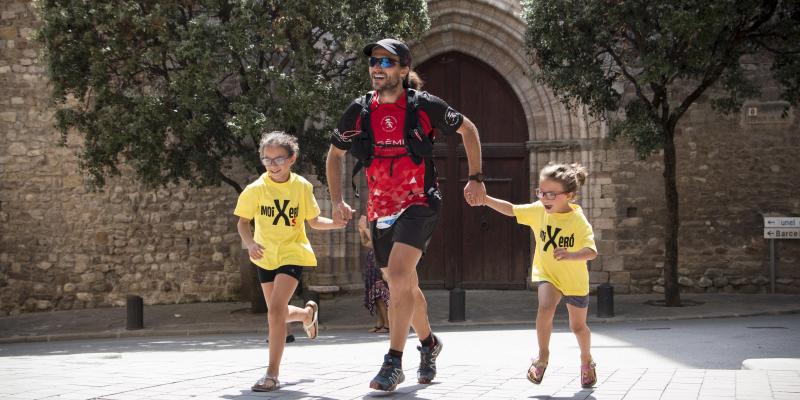 El Moixeró Trail amb amb sortida i arribada a la vila de Bagà. FOTO: Anna E. Puig