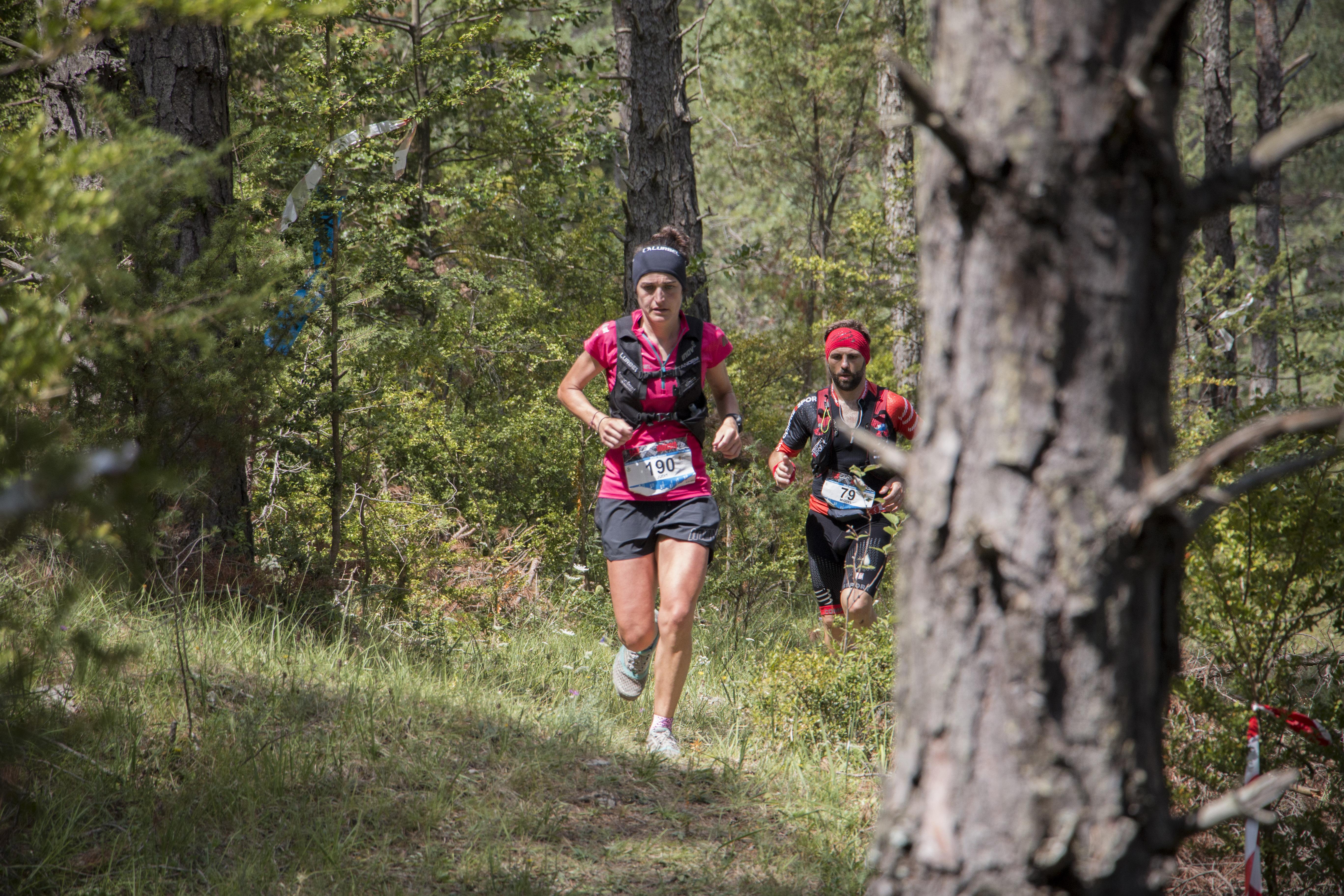 El Trail Moixeró espectacular al seu pas pels boscos del Parc Natural del Cadí Moixeró. FOTO: Anna E. Puig