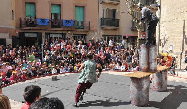 La Mostra, Fira d'Espectacles infantils i juvenils a Igualada, en una edició anterior