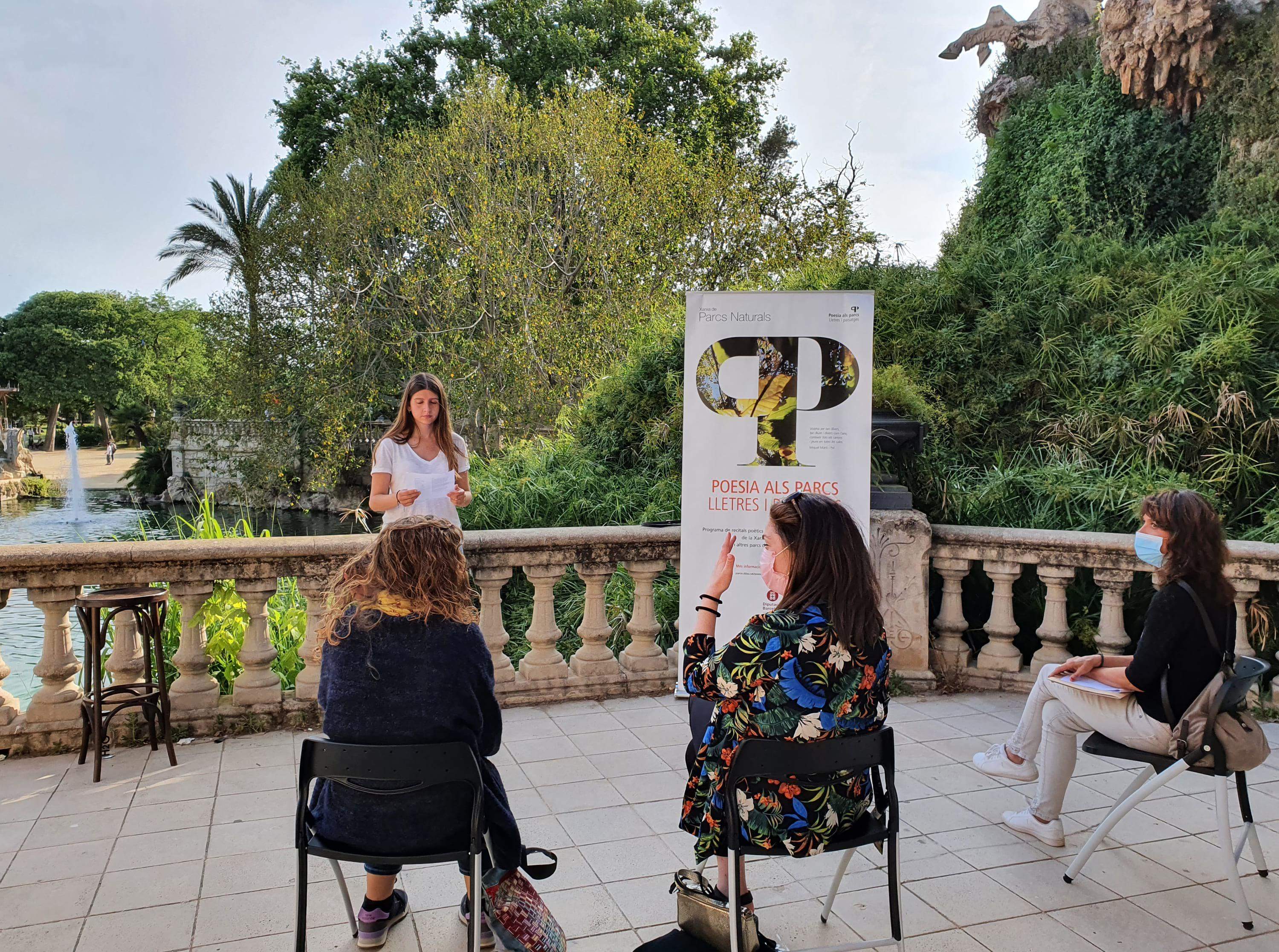 Inauguració del cicle de recitals `Poesia als Parcs'. FOTO: Diba.cat