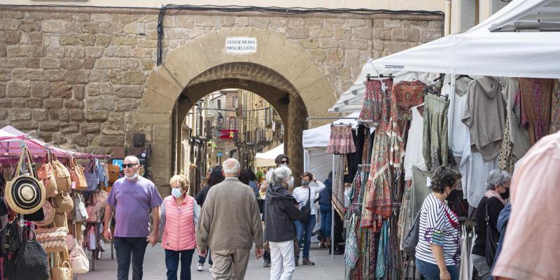 El Portal del Castell, un dels tres portals que es conserven de la ciutat emmurallada. FOTO: Anna E. Puig El Portal del Castell, un dels tres portals que es conserven de la ciutat emmurallada. FOTO: Anna E. Puig