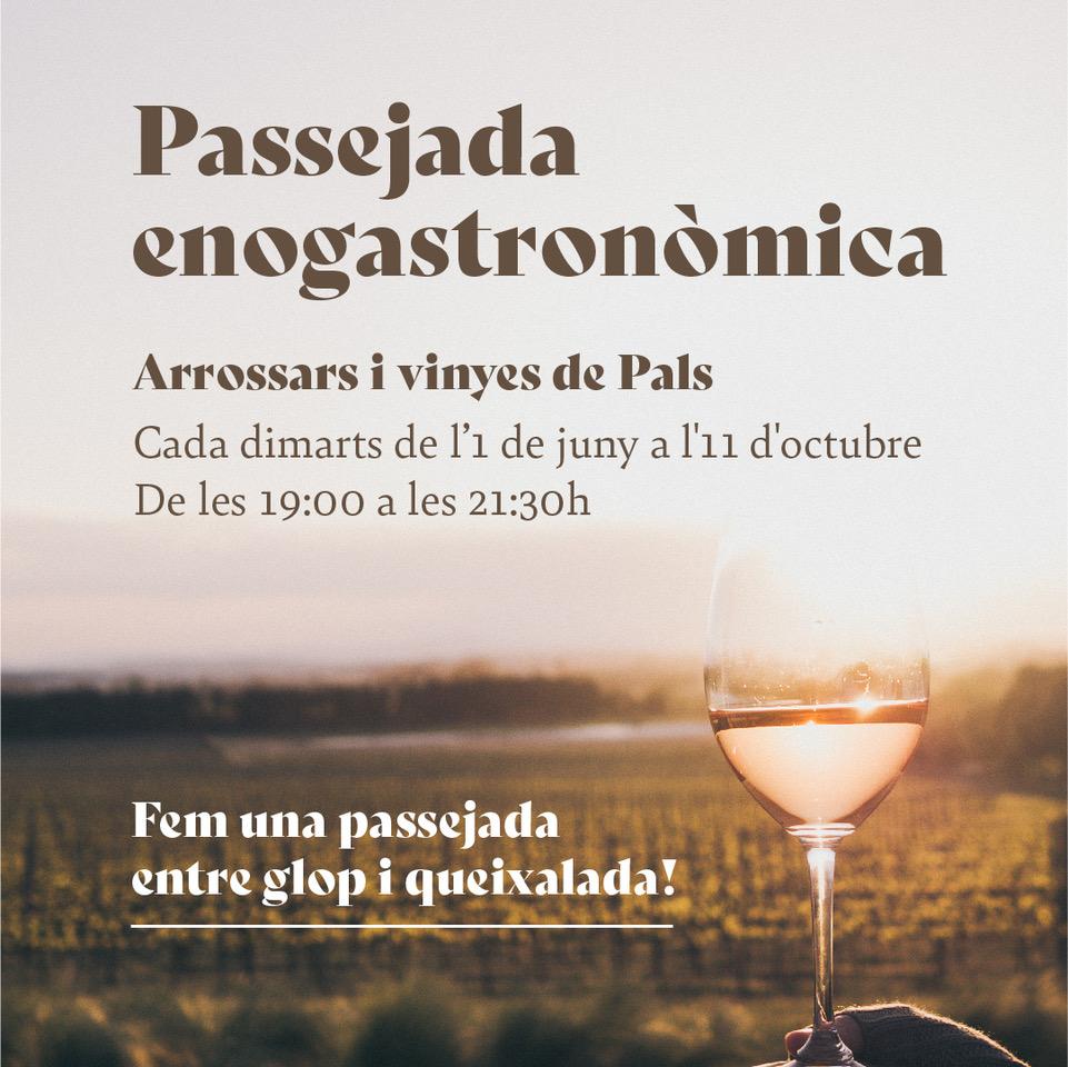 Cartell passejada enogastronòmica. Cartell passejada enogastronòmica.