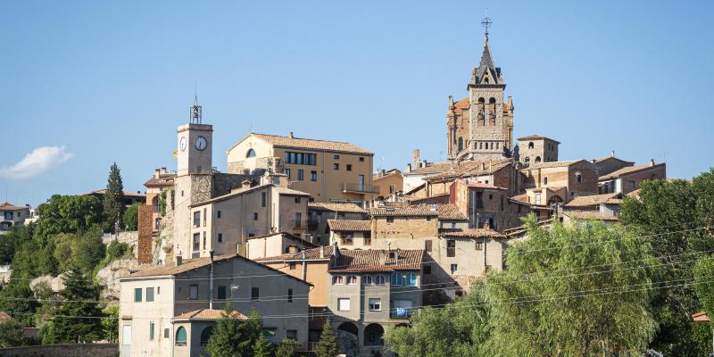 Vista general del nucli antic de Gironella. Foto: Anna E. Puig