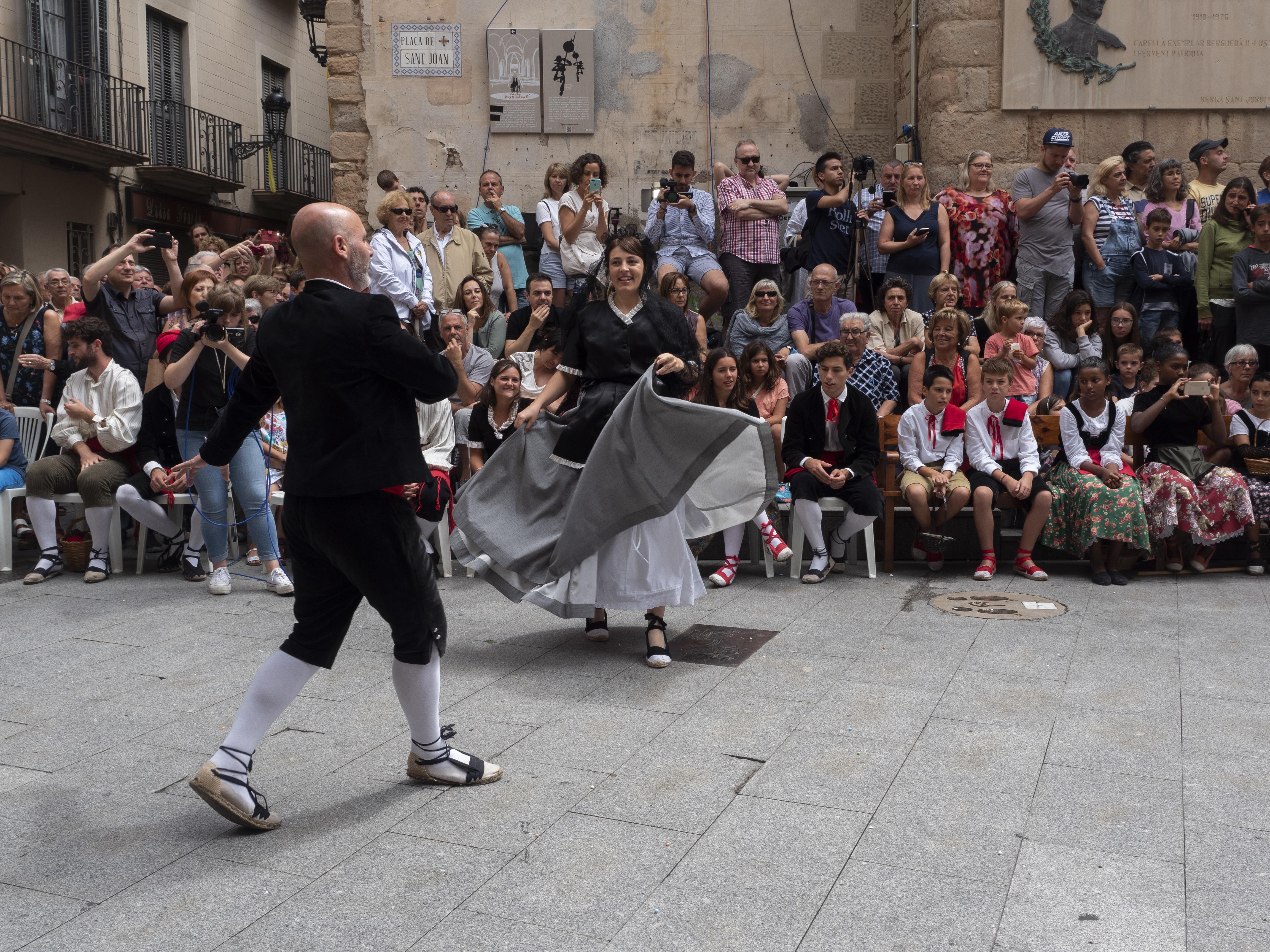 El Ballet de Déu es porta a terme diumenge al migdia a la Plaça de Sant Joan. FOTO: Anna E. Puig