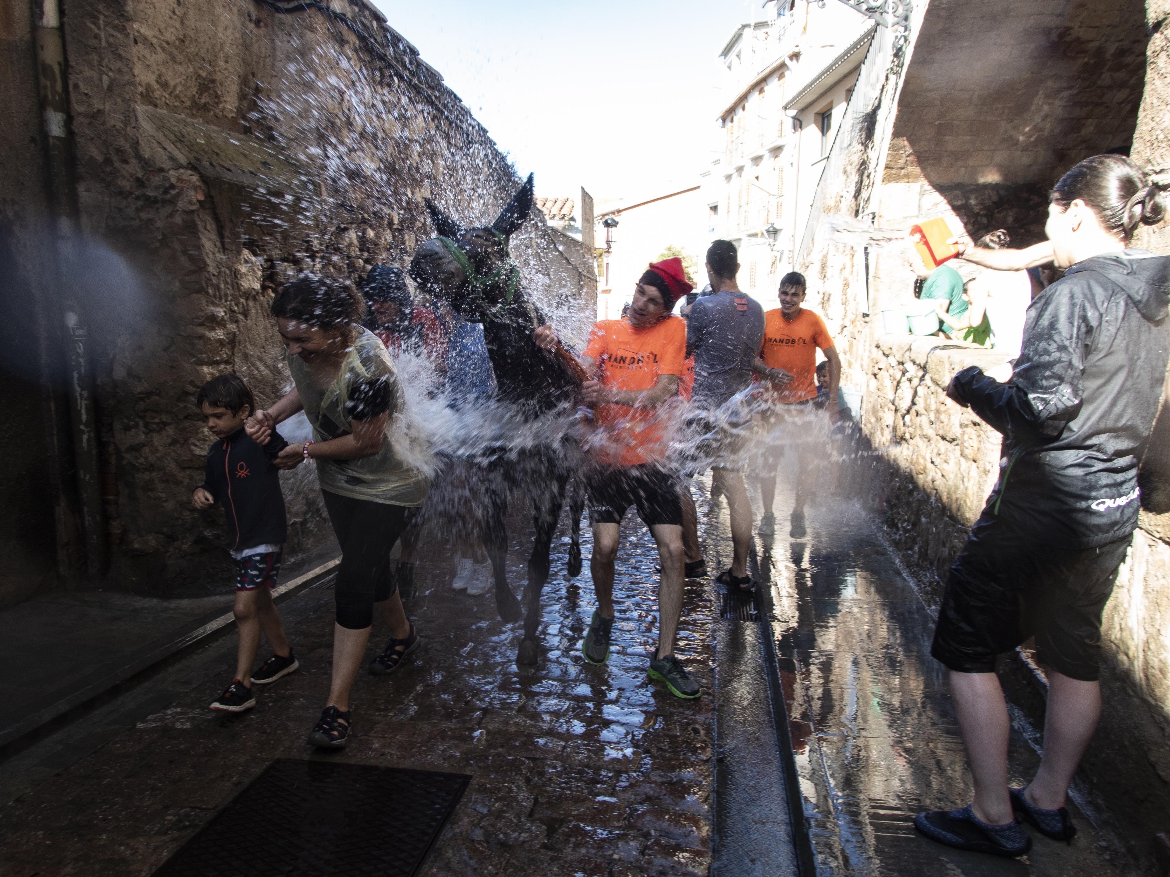 El safareig de la Pietat és un dels punts més àlgids del recorregut, aigua a dojo!. FOTO: Anna E. Puig