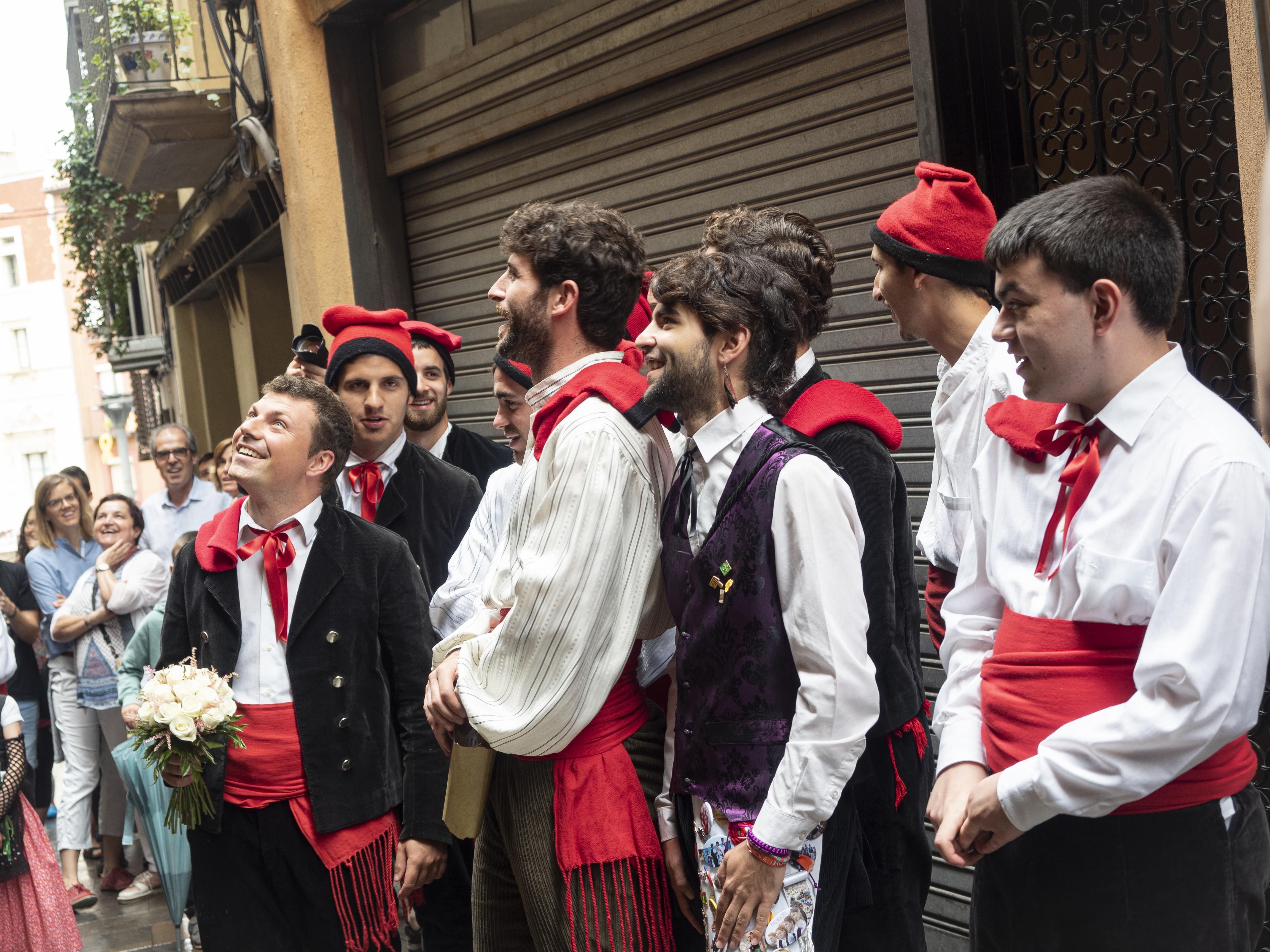 L'Agrupació Teatral la Farsa és l'encarregada de la recreació d'una boda típica de l'Alt Berguedà. FOTO: Anna E. Puig