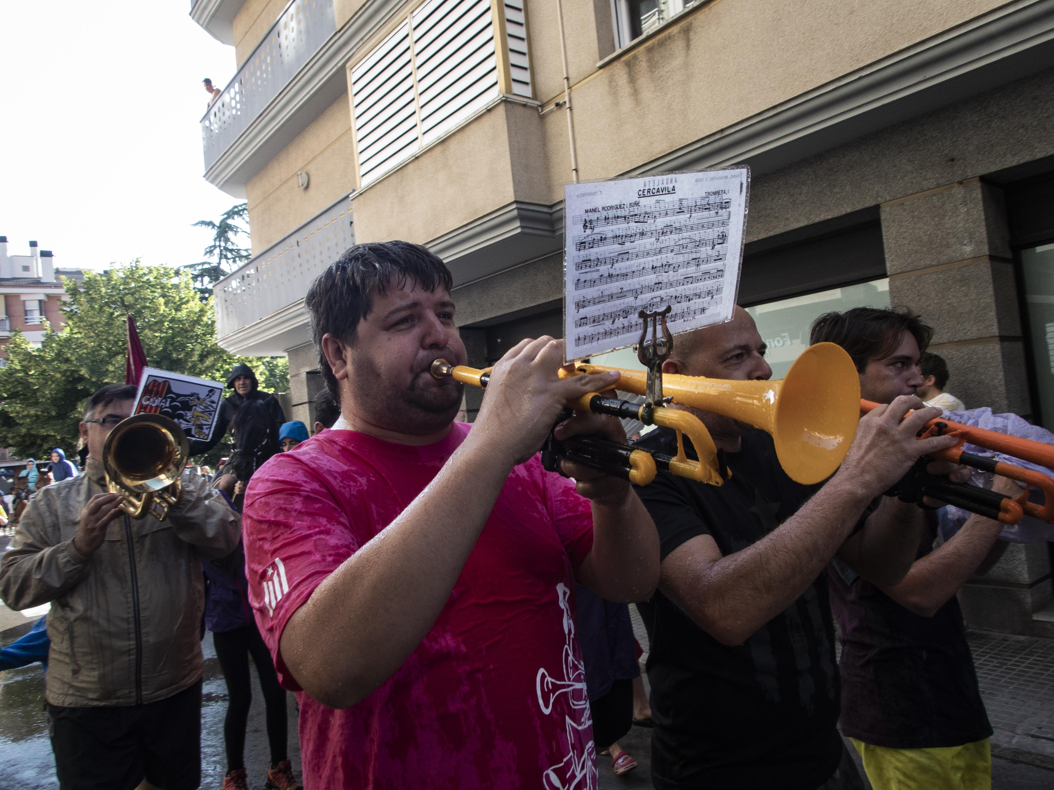 La música és una peça clau d'aquesta festa berguedana. FOTO: Anna E. Puig