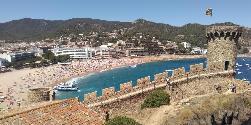 Tossa de Mar des de les muralles