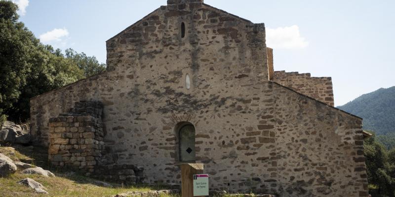 Església de Sant Quirze de Pedret. FOTO: Anna E. Puig Església de Sant Quirze de Pedret. FOTO: Anna E. Puig