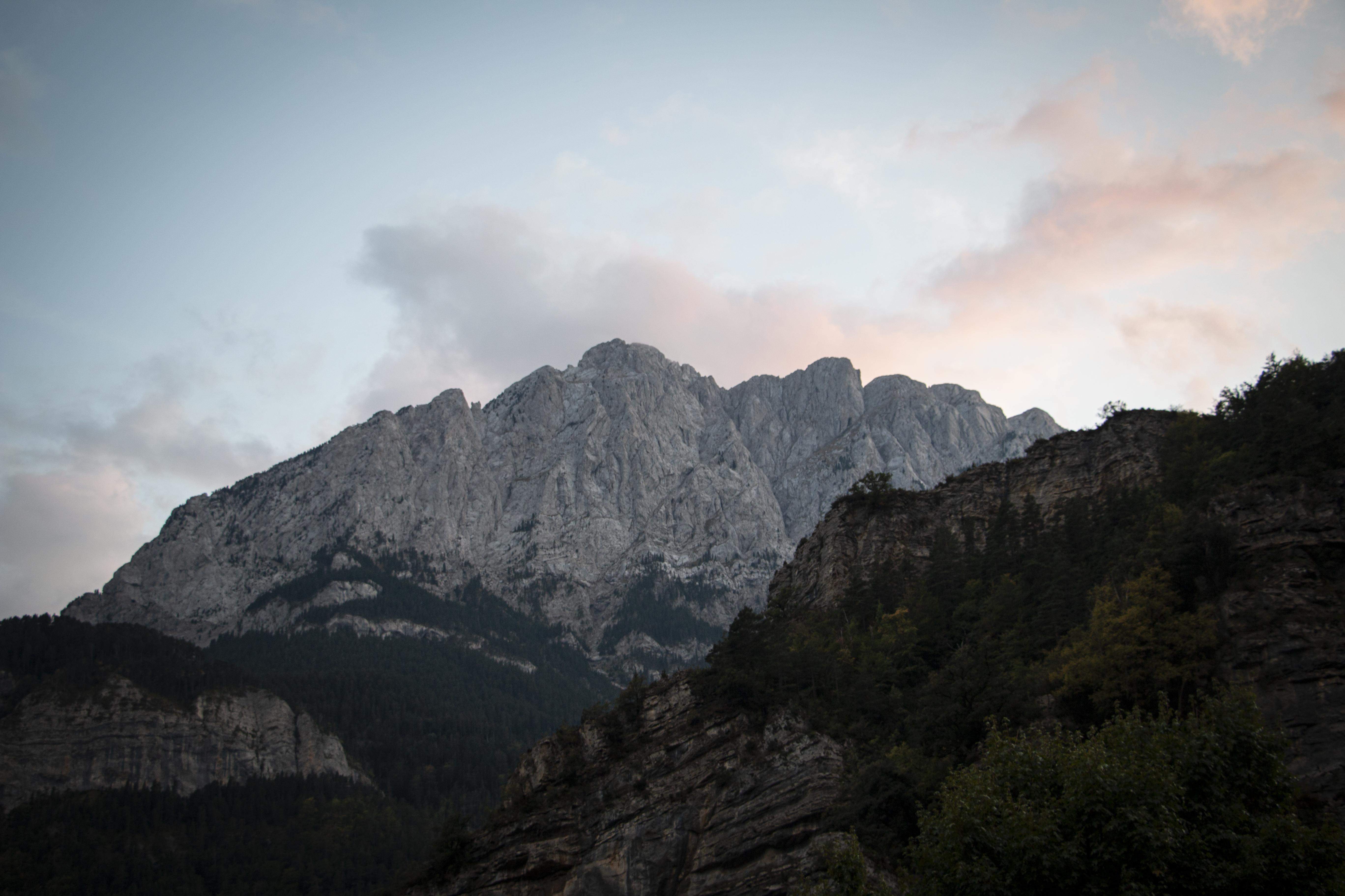 Aquesta és la cara del Pedraforca des de la vall de Gresolet. FOTO: Anna E. Puig