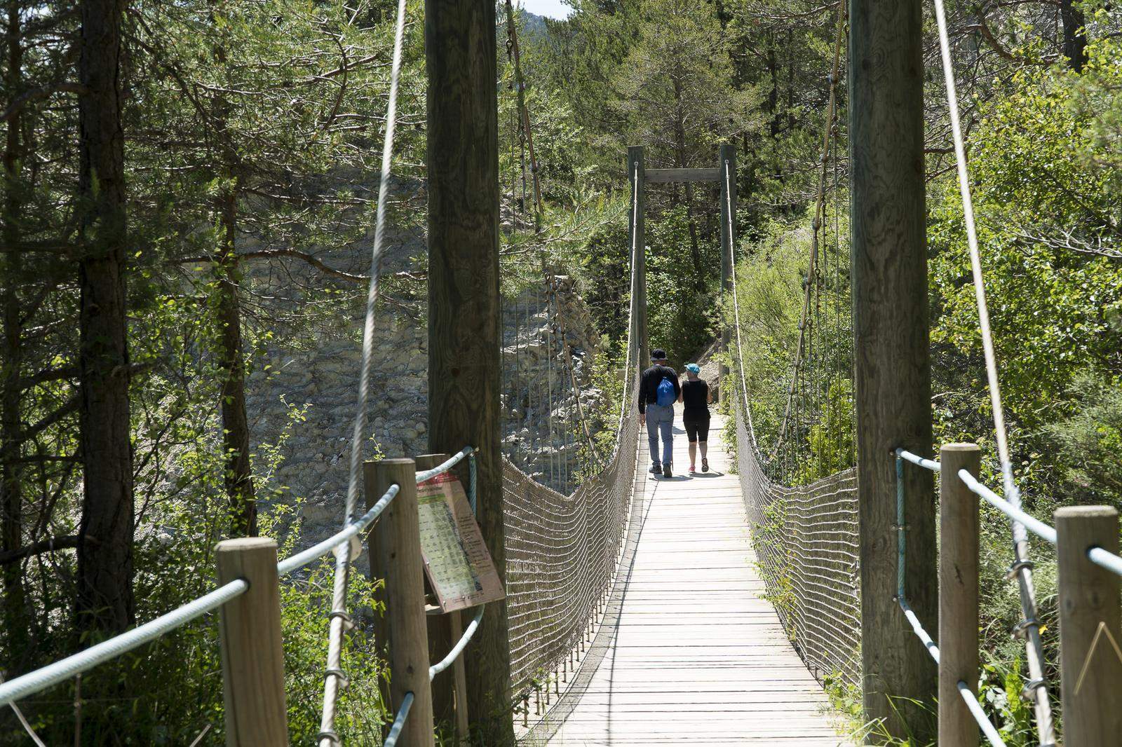 Passera penjant de la Via del Nicolau. FOTO: Catalunya-Palau Robert