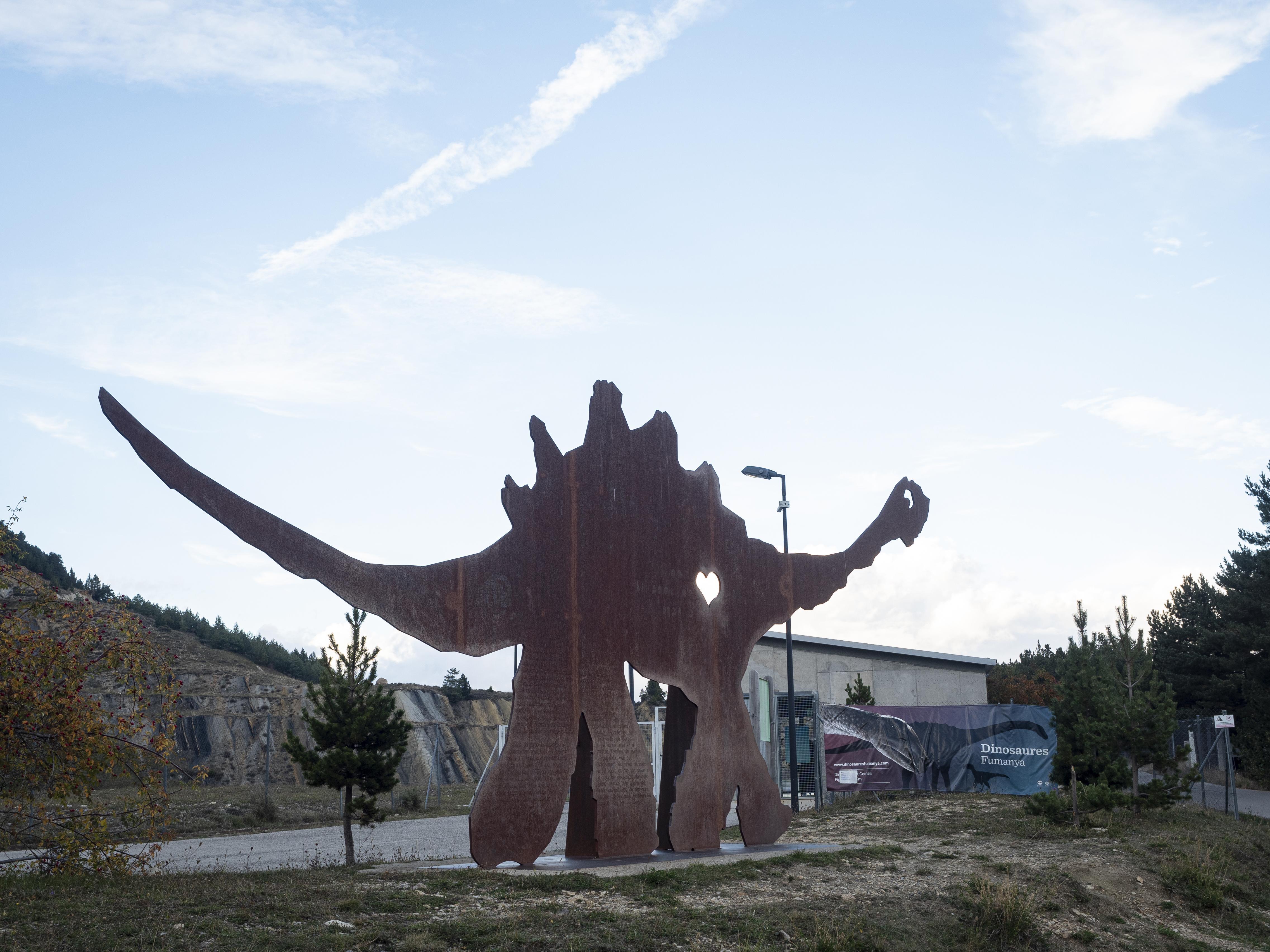 Al jaciment paleontològic de Fumanya hi ha un centre d'interpretació dels dinosaures. FOTO: Anna E. Puig