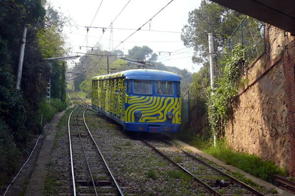 Antiguo funicular del Tibidabo