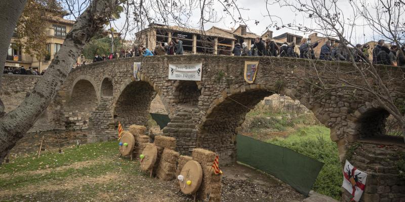 Vic viatja al passat durant el Pont de la Puríssima. FOTO: Anna E. Puig