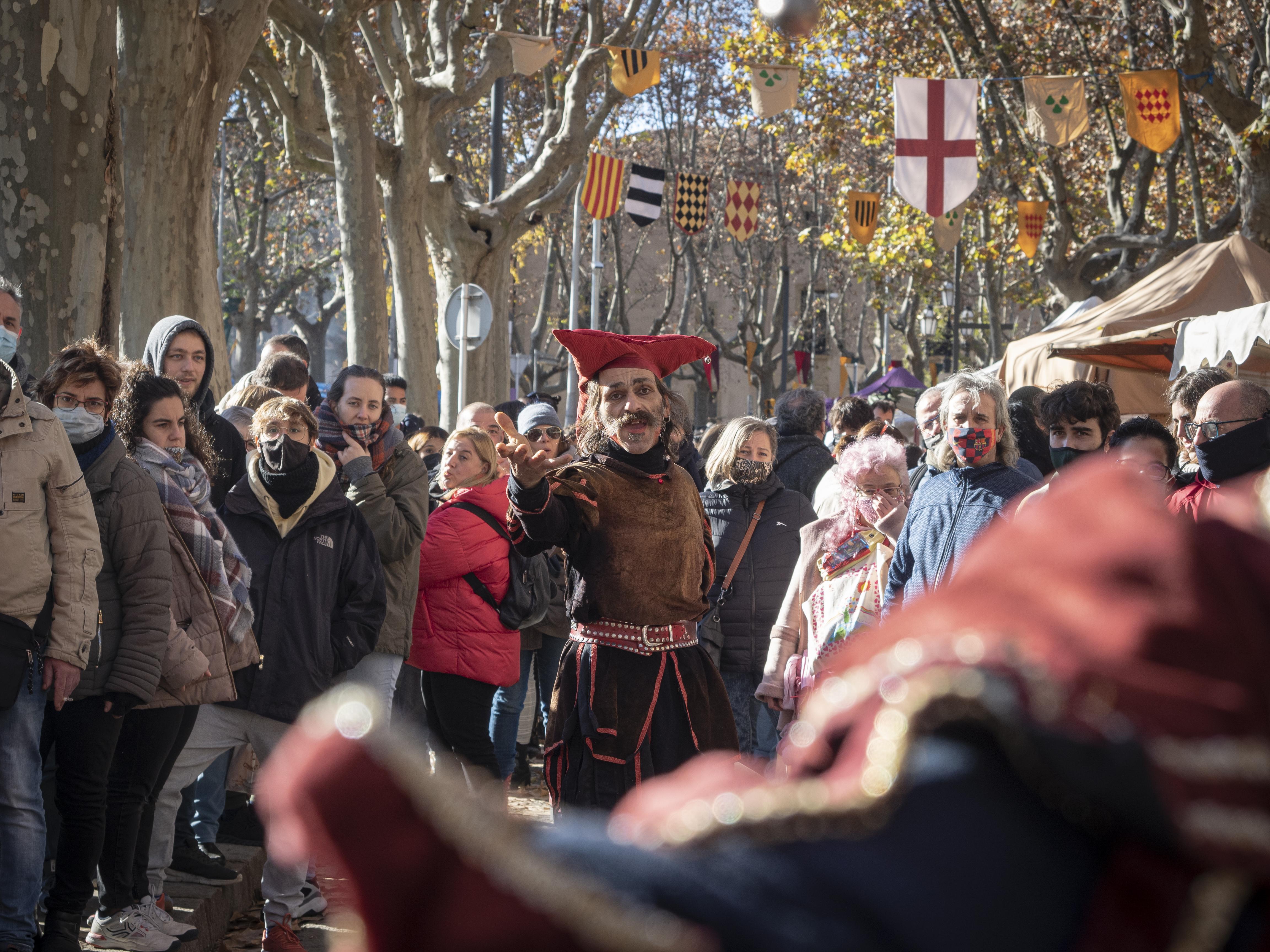 El Mercat Medieval de Vic aquest 2021. FOTO: Anna E. Puig