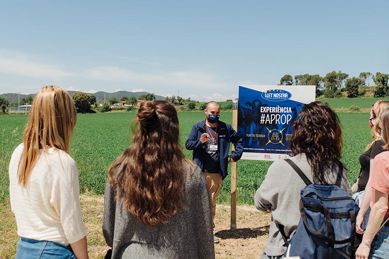 Visita guiada per descobrir l’EVAM al Baix Empordà. Autor: Llet Nostra