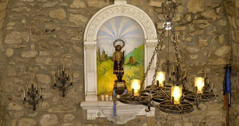 Imatge del Sant a l'erminta de Sant Medir