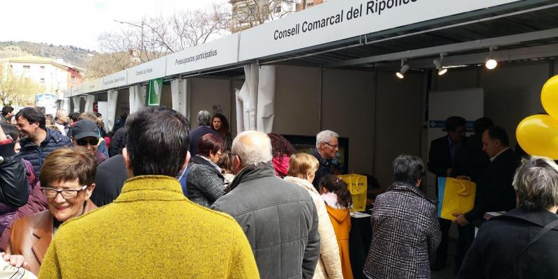 Fira de les 40 hores de Ripoll, en una edició anterior Fira de les 40 hores de Ripoll, en una edició anterior