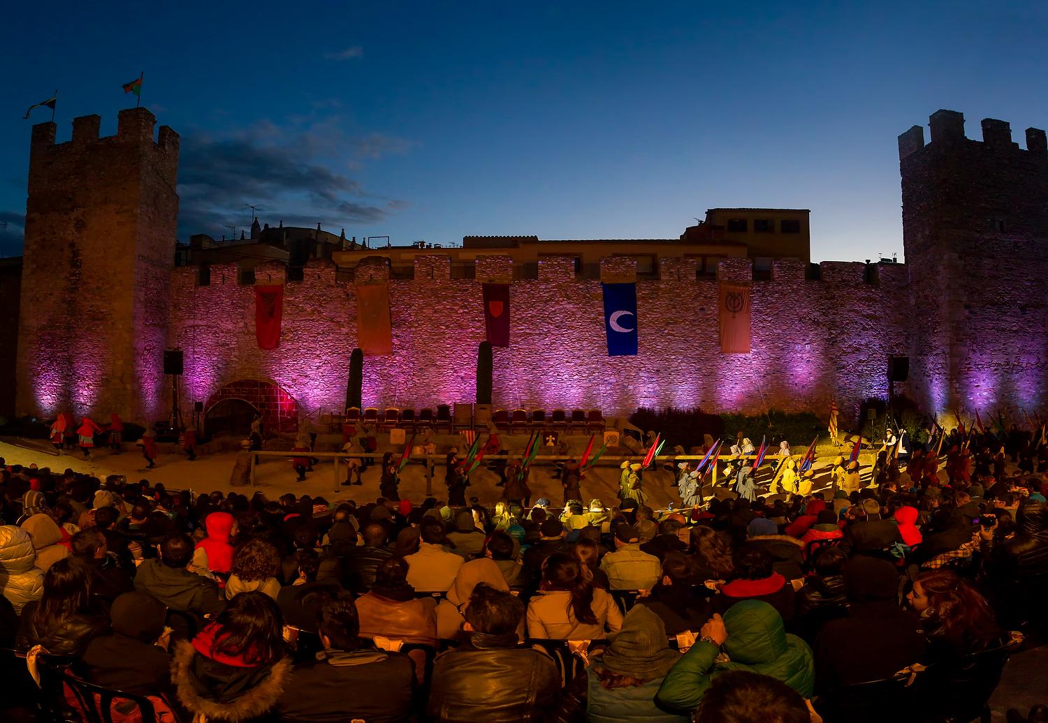 Torneig Medieval Nocturn. FOTO: Setmana Medieval Torneig Medieval Nocturn. FOTO: Setmana Medieval