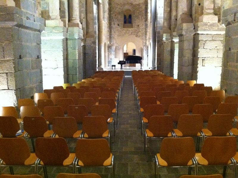 A punt per gaudir de la música a Sant Pere de Rodes FOTO festivalsantpere.com A punt per gaudir de la música a Sant Pere de Rodes FOTO festivalsantpere.com
