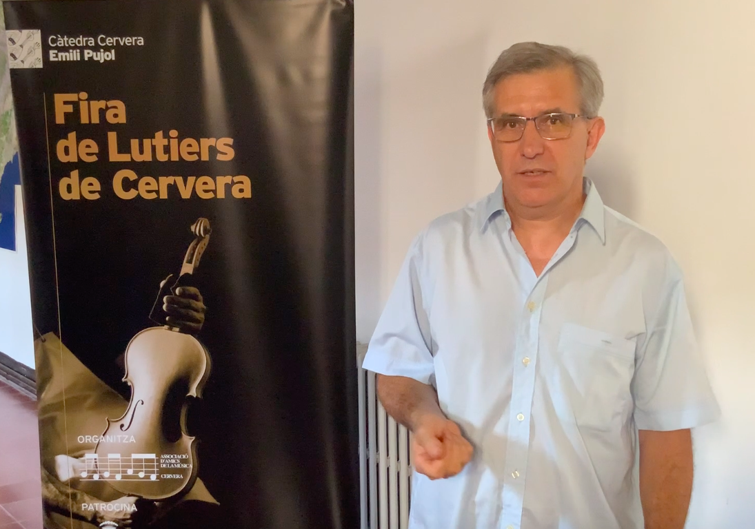 Jaume Bosser, Lutier participant a la Fira de Lutiers de Cervera