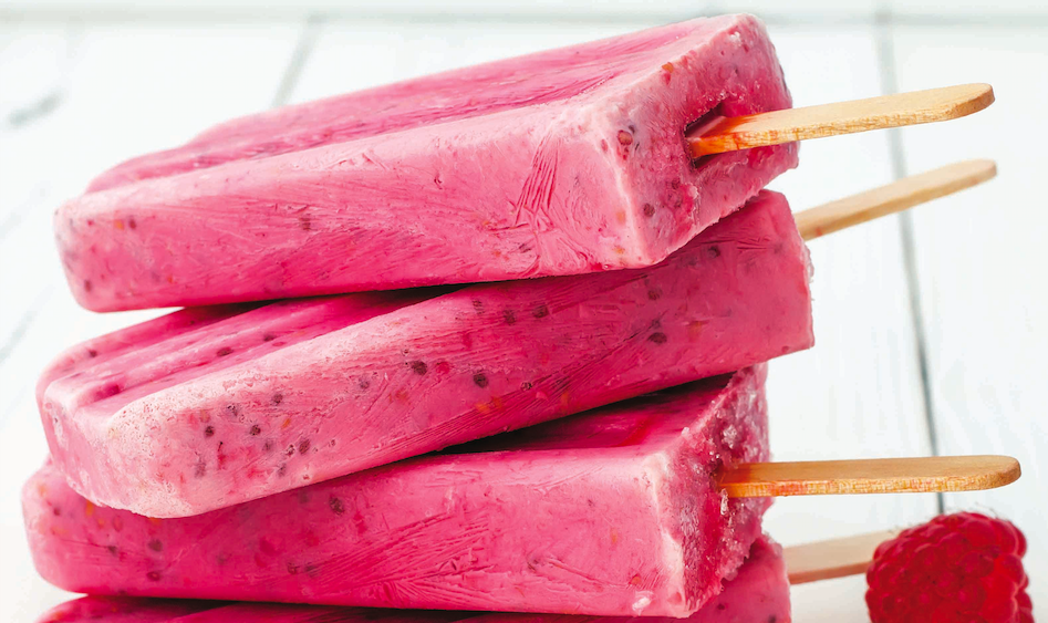 Gelats de fruits vermells