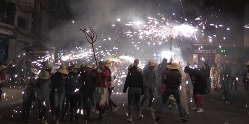 Correfoc de les Terres de l'Ebre a les Festes de la Cinta a Tortosa