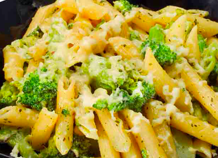 Macarrons amb bròquil