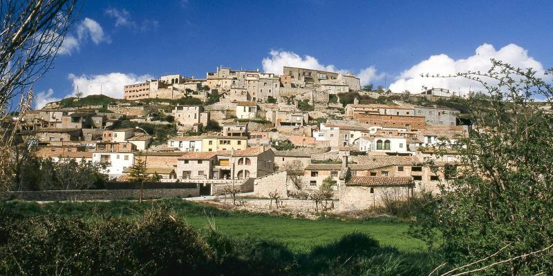 Cervera des de la vall d'Ondara. FOTO: Catalunya-Palau Robert Cervera des de la vall d'Ondara. FOTO: Catalunya-Palau Robert