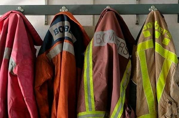 Imatge de l'exposició Bombers 40 anys
