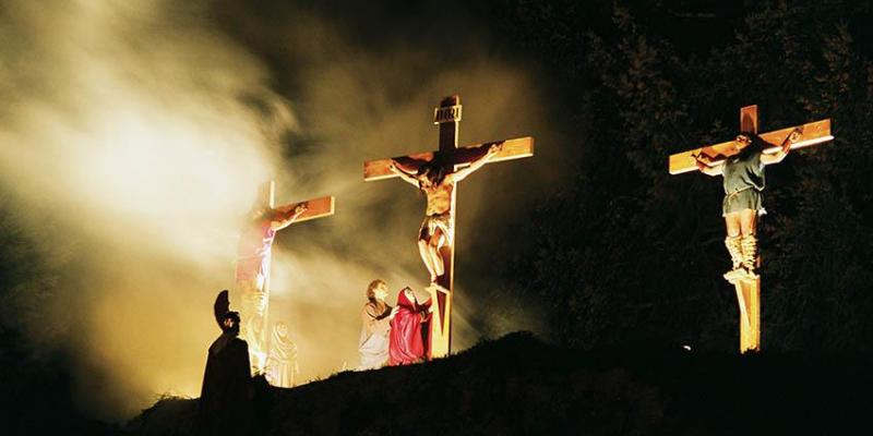 El Via Crucis vivent de Sant Hilari Sacalm FOTO Batecs