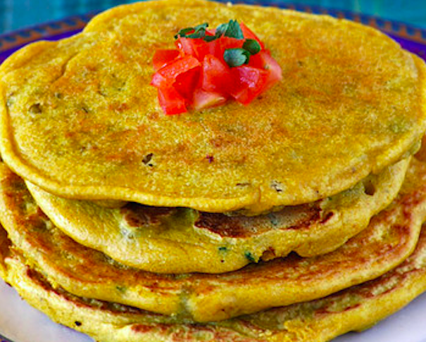 Pancakes de pèsols