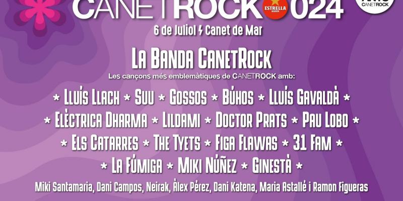 Cartell de la Banda FOTO CanetRock Cartell de la Banda FOTO CanetRock