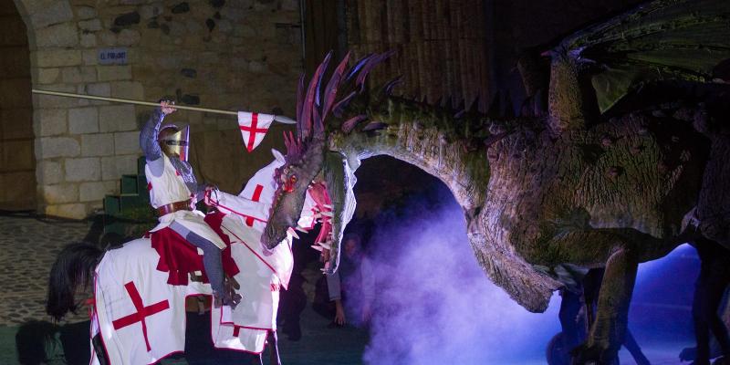 La llegenda de Sant Jordi es viu a Montblanc FOTO setmanamedieval.cat