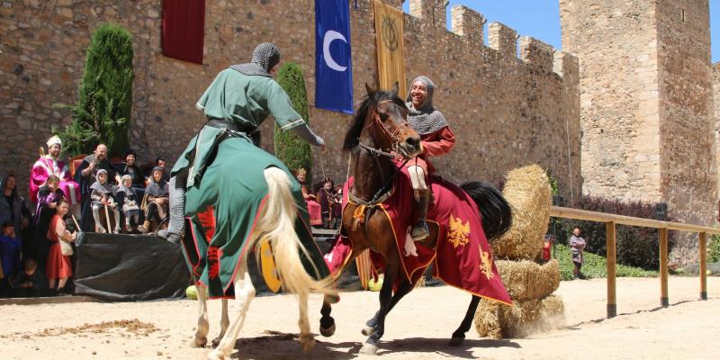 Un dels espectacles de la setmana Medieval de Montblanc FOTO setmanamedieval.cat