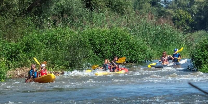 Descens en piragua pel riu Segre a Torres de Segre FOTO Ajuntament Torres de Segre Descens en piragua pel riu Segre a Torres de Segre FOTO Ajuntament Torres de Segre
