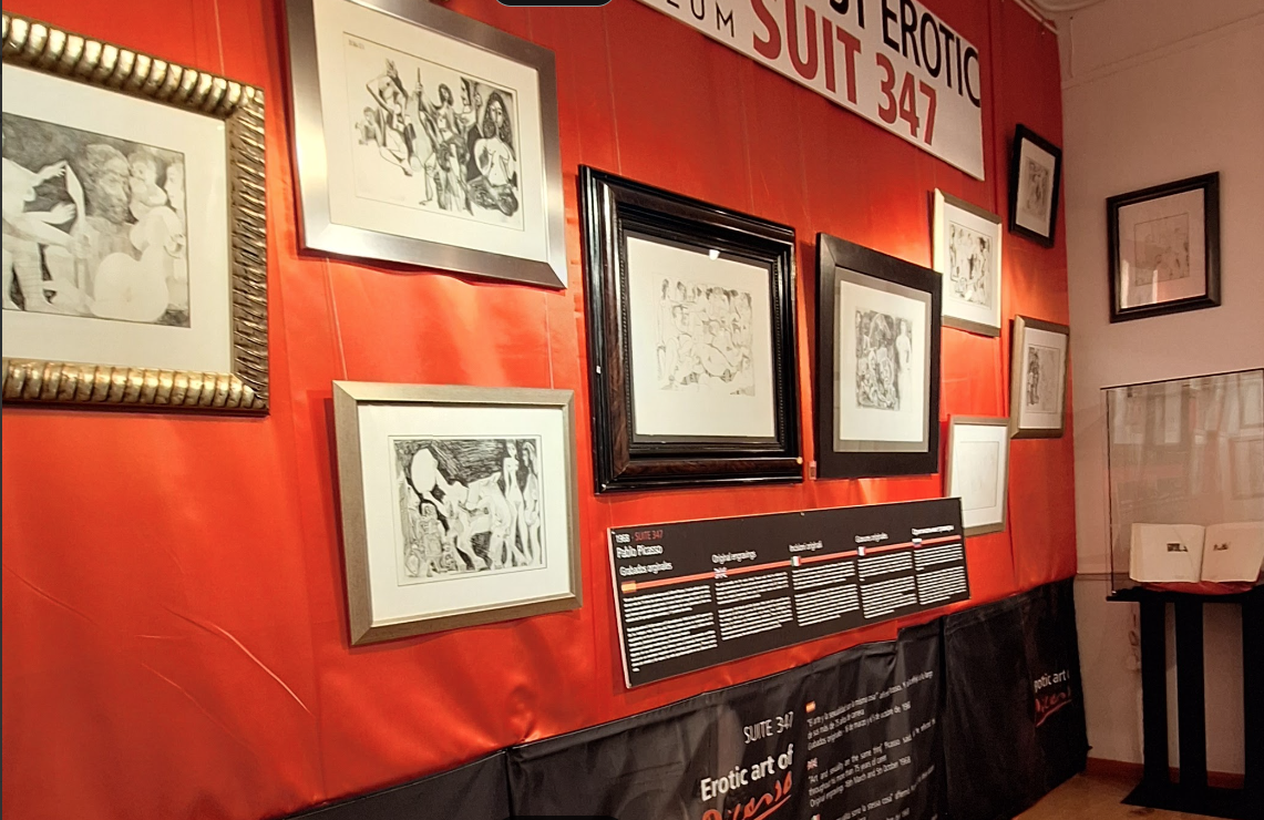 Sala Picasso del MEB FOTO Museu de l'Eròtica de Barcelona