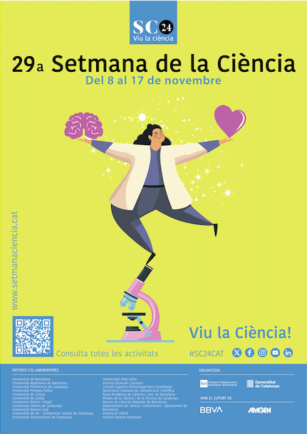 Cartell de la 29a Setmana de la Ciència, de Sergio Iborra Cartell de la 29a Setmana de la Ciència, de Sergio Iborra