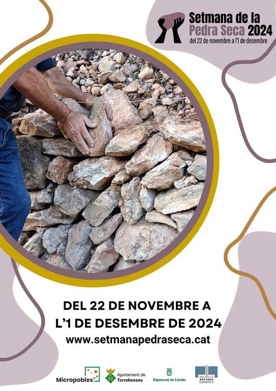 Cartell de la setmana de la Pedra Seca 2024 Cartell de la setmana de la Pedra Seca 2024