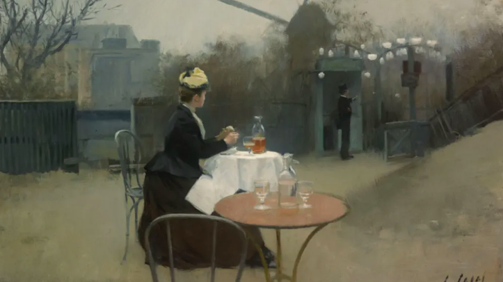 Ramon Casas. Plein air, 1891. FOTO MNAC Ramon Casas. Plein air, 1891. FOTO MNAC