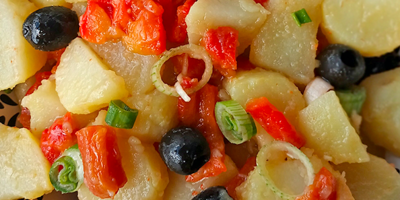 Amanida de patata i bacallà Amanida de patata i bacallà