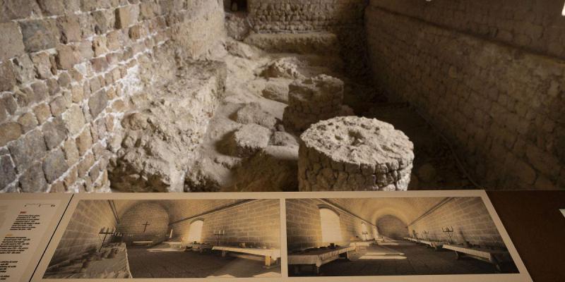 Uno de los espacios del castillo de Miravet FOTO Patrimonio Cultural